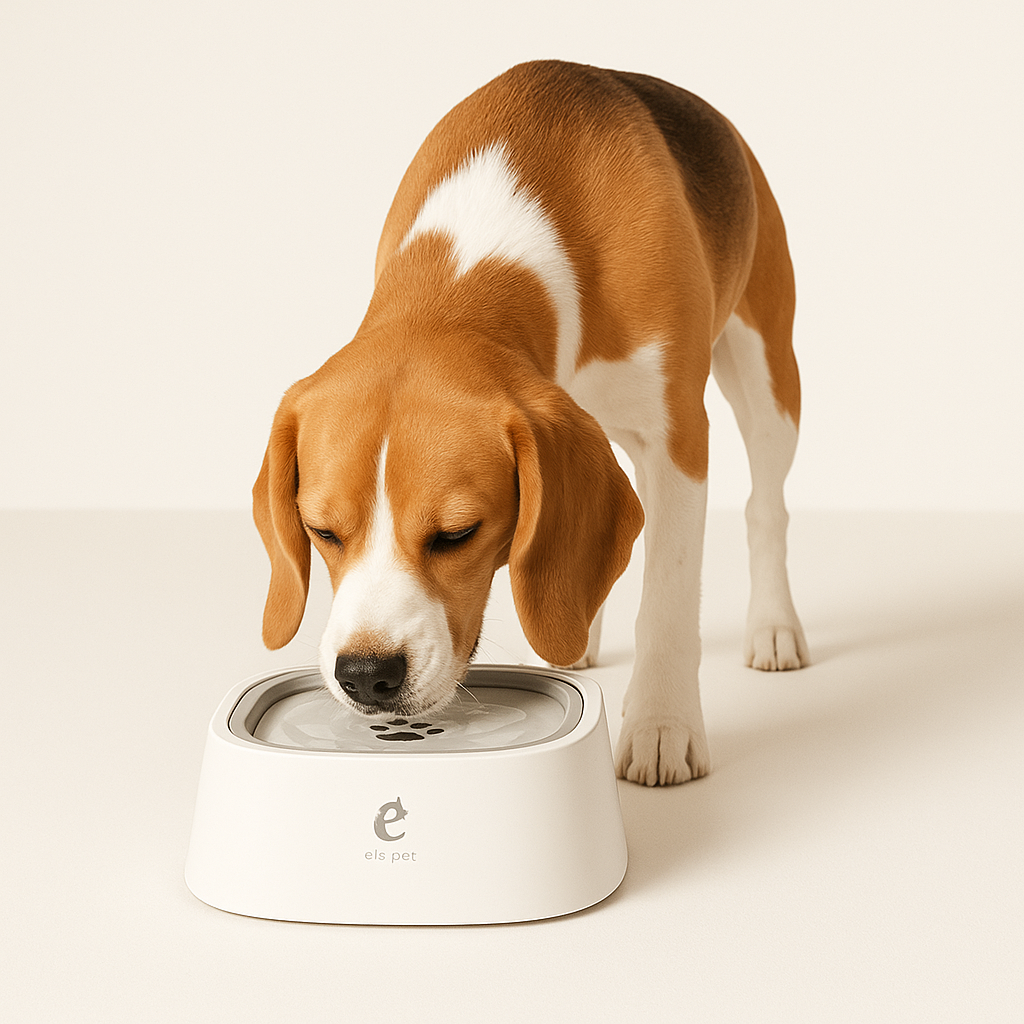 Dog Drinking Water Bowl with Floating Design - Non-Wetting, Non-Skid, Large Capacity