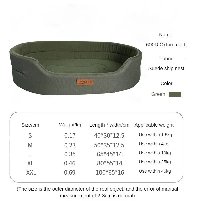 Double Sided Dog Bed Big Size Extra Large Dogs House Sofa Kennel Soft Fleece Pet Dogs Cats Winter Warm Bed S-2XL Pet Accessories