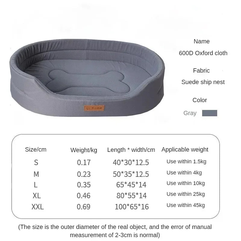 Double Sided Dog Bed Big Size Extra Large Dogs House Sofa Kennel Soft Fleece Pet Dogs Cats Winter Warm Bed S-2XL Pet Accessories